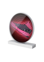 Caseta luminoasa LED magnetica, rotunda holograma 3D, video, 220mm, 6500K, IP20, 12VDC, seria magnetic baza, abcMIX, CS1238