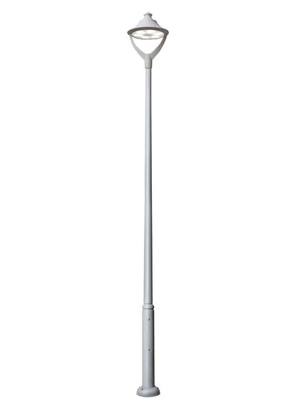 Stalp de iluminat modern pentru gradina echipat, 4.6ml, GX53, 6x10W, CCT set, IP55, Fumagalli, EcoBeppe 400, Ektor 4000