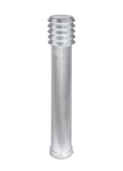Stalp de iluminat ornamental pentru gradina echipat, galvanizat, 0.85ml, LED, 8.5W, 3000K, dimabil, Norlys, Alta