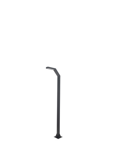 Stalp de iluminat ornamental pentru gradina echipat, grafit, 3.5ml, LED, 40W, 4000K, DALI2/NightDim, Norlys, Trysil