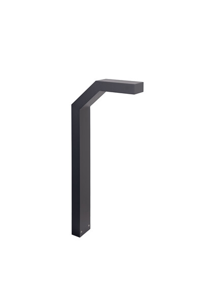 Stalp de iluminat ornamental pentru gradina echipat, negru, 0.85ml, LED, 7.4W, 3000K, dimabil, Norlys, Trysil