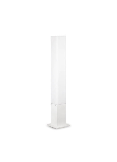 Stalp de iluminat modern pentru gradina echipat , alb, 0.79ml, GX53, 4000K, 1x15W, IP65, Edo, Ideal Lux