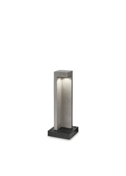 Stalp de iluminat modern pentru gradina echipat , granit, 0.49ml, LED, 4000K, 8.5W, IP55, Titano, Ideal Lux
