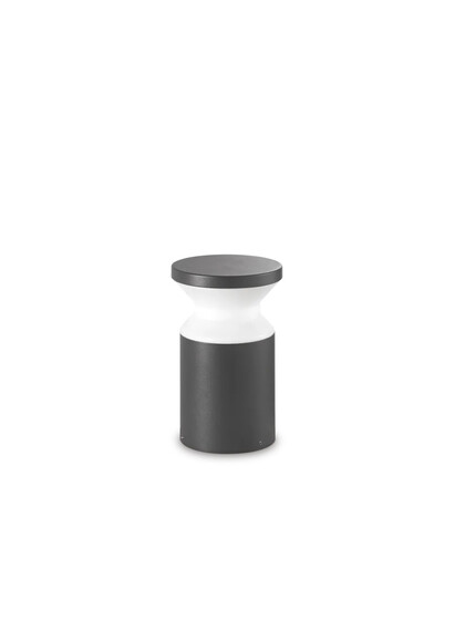 Stalp de iluminat modern pentru gradina echipat , antracit, 0.22ml, E27, 4000K, 1x15W, IP65, Torre, Ideal Lux