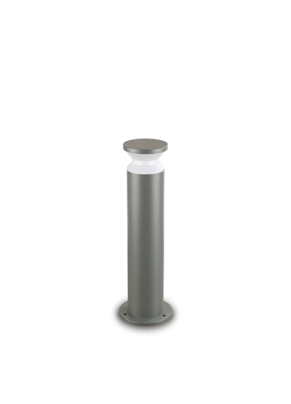 Stalp de iluminat modern pentru gradina echipat , antracit, 0.6ml, E27, 4000K, 1x15W, IP65, Torre, Ideal Lux