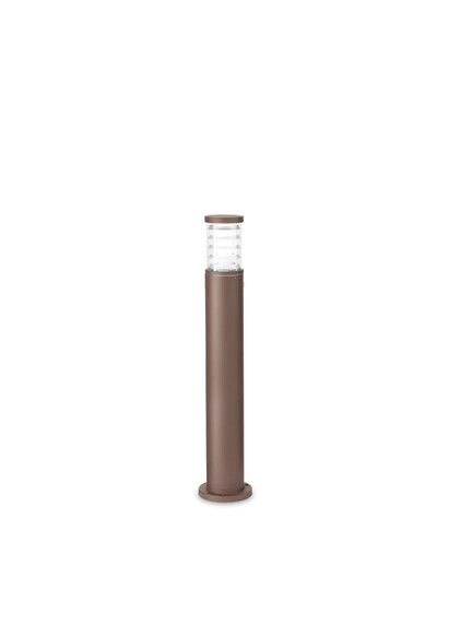 Stalp de iluminat modern pentru gradina echipat , cafeniu, 0.805ml, E27, 4000K, 1x42W, IP65, Tronco, Ideal Lux