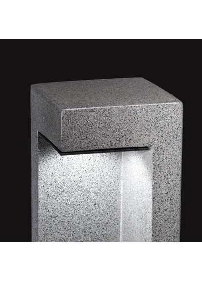 Stalp de iluminat modern pentru gradina echipat , ganit, 0.74ml, LED, 4000K, 8.5W, IP55, Titano, Ideal Lux