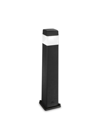 Stalp de iluminat modern pentru gradina echipat , negru, 0.8ml, GX53, CCT, 1x10W, IP55, Cosmo, Ideal Lux