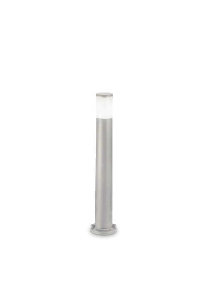 Stalp de iluminat modern pentru gradina echipat , gri, 0.8ml, LED, CCT, 1x23W, IP55, Atena, Ideal Lux