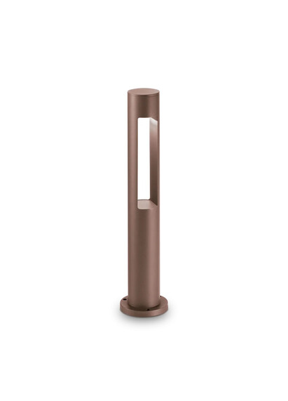 Stalp de iluminat modern pentru gradina echipat , cafeniu, 0.6ml, G9, 4000K, 1x15W, IP44, Acqua, Ideal Lux