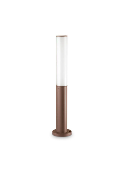 Stalp de iluminat modern pentru gradina echipat , cafeniu, 0.605ml, LED, 4000K, 9.5W, IP44, Etere, Ideal Lux