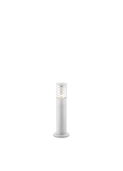 Stalp de iluminat modern pentru gradina echipat , alb, 0.405ml, E27, 4000K, 1x42W, IP65, Tronco, Ideal Lux