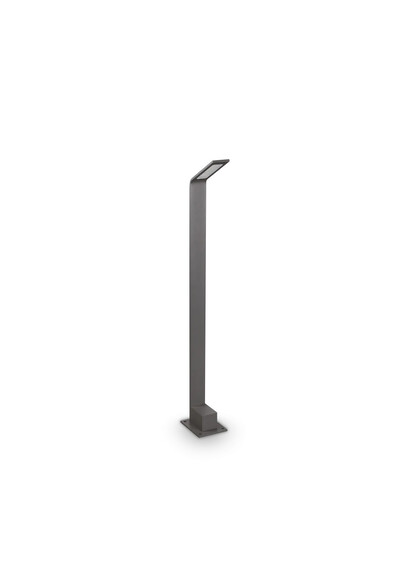 Stalp de iluminat modern pentru gradina echipat , antracit, 0.8ml, LED, 3000K, 6.5W, IP54, Agos, Ideal Lux