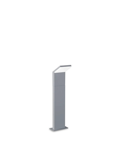 Stalp de iluminat modern pentru gradina echipat , gri, 0.5ml, LED, 3000K, 8.5W, IP54, Style, Ideal Lux