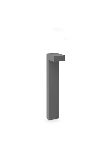 Stalp de iluminat modern pentru gradina echipat , antracit, 0.6ml, LED, 3000K, 13W, IP65, Sirio, Ideal Lux