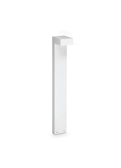 Stalp de iluminat modern pentru gradina echipat , alb, 0.8ml, LED, 3000K, 13W, IP65, Sirio, Ideal Lux