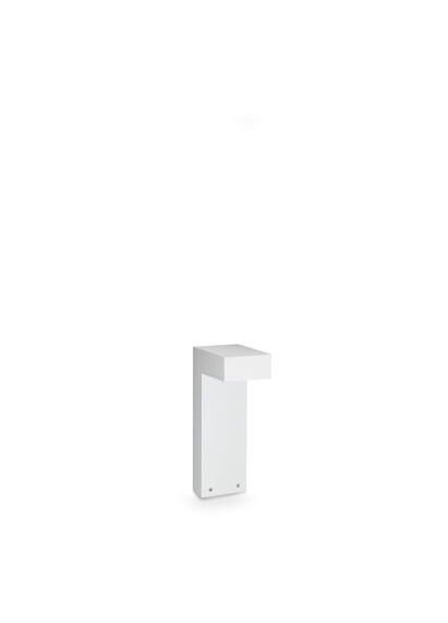 Stalp de iluminat modern pentru gradina echipat , alb, 0.3ml, LED, 4000K, 9W, IP65, Sirio, Ideal Lux