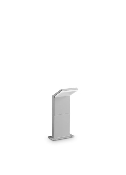 Stalp de iluminat modern pentru gradina echipat , gri, 0.3ml, LED, 3000K, 8.5W, IP54, Style, Ideal Lux