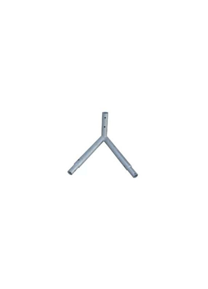 Brat pentru stalp de iluminat, triplu, gri, 3X1ml, NVR