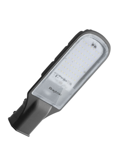 Corp de iluminat LED pentru stalp stradal, 6500K, gri, 100W, 10000lm, IP65
