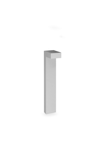 Stalp de iluminat modern pentru gradina echipat , gri, 0.6ml, LED, 3000K, 13W, IP65, Sirio, Ideal Lux