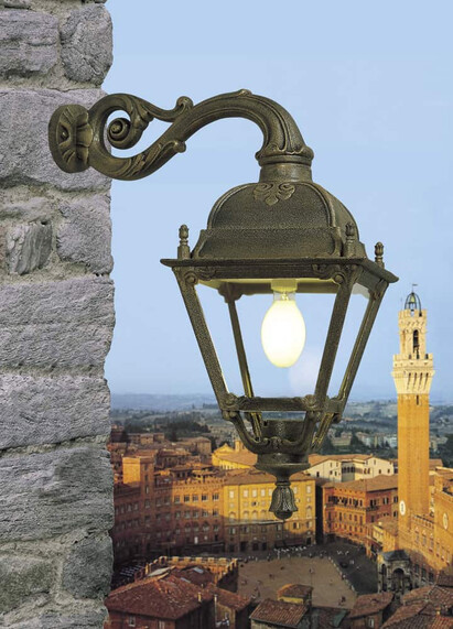Aplica de iluminat LED pentru gradina, 730x600mm, E27, 6.5W, Fumagalli, Simon, Tabor Ofir