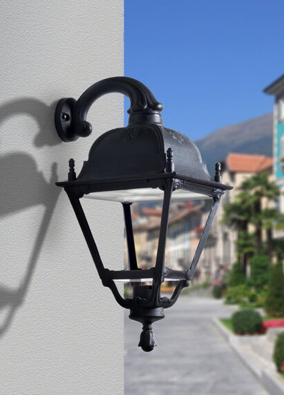 Aplica de iluminat LED pentru gradina, 660x390mm, GX53, 4x10W, CCT set, IP55, Fumagalli, Simon, Ofir