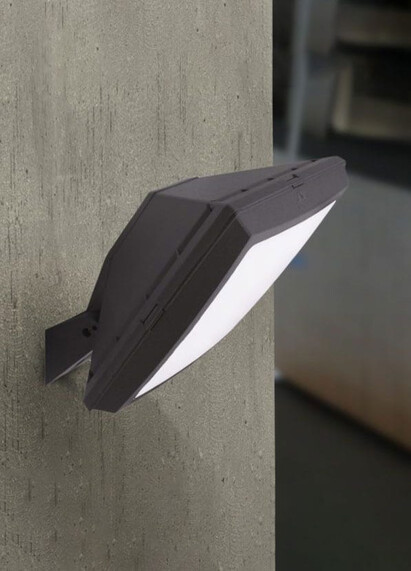 Aplica de iluminat LED pentru gradina, 340x300mm, cu senzor de prezenta, GX53, 17W, CCT set, IP66, Fumagalli, Giova/Giuseppe