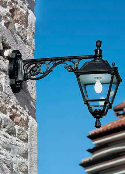 Aplica de iluminat LED pentru gradina, 910x1130mm, E27, 50W, 3000K, Fumagalli, Elia, Aron
