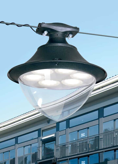 Pendul de iluminat LED pentru gradina, 530x480mm, E27, 50W, 3000K, Fumagalli, Vivi 400, Mario