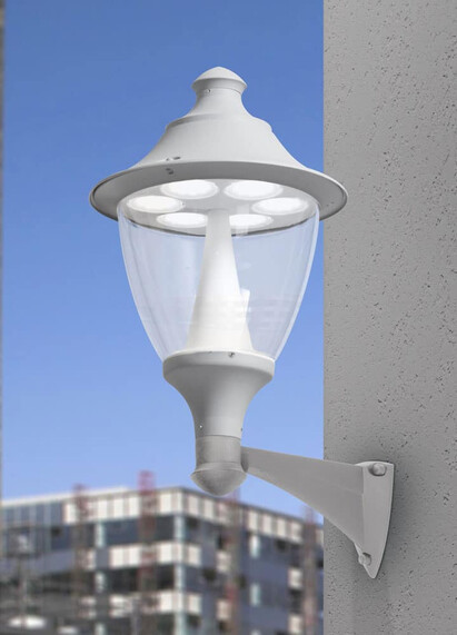 Aplica de iluminat LED pentru gradina, 940x615mm, E27, 50W, 3000K, Fumagalli, Gino 400, Midipilar