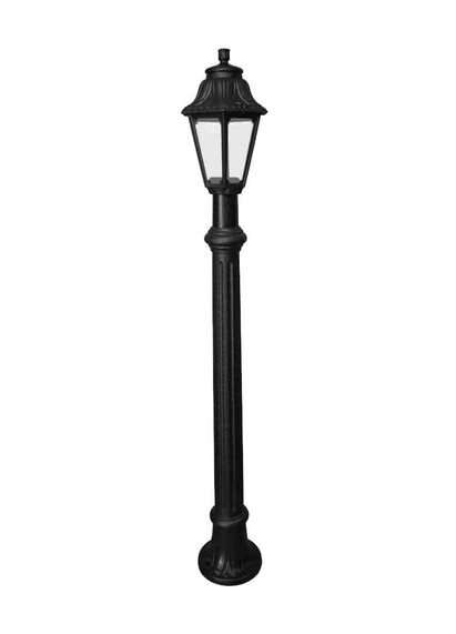 Stalp de iluminat ornamental pentru gradina echipat, 1.4ml, E27, 6.5W, Fumagalli, Anna, Aloe'.R