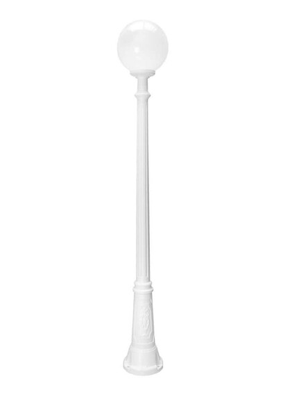 Stalp de iluminat ornamental pentru gradina echipat, 2ml, E27, 6.5W, Fumagalli, Globe 300 Classic, Gigi