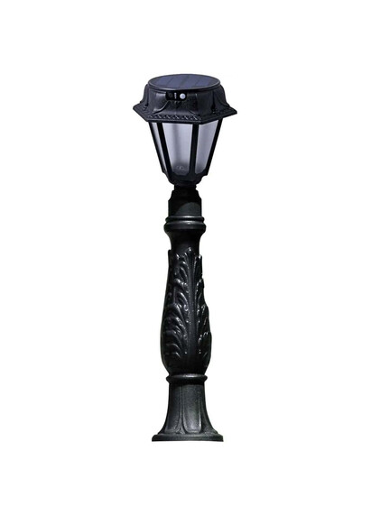 Stalp de iluminat solar pentru gradina, cu senzor de prezenta, 1ml, 2W, Fumagalli, Rosseta, Iafet
