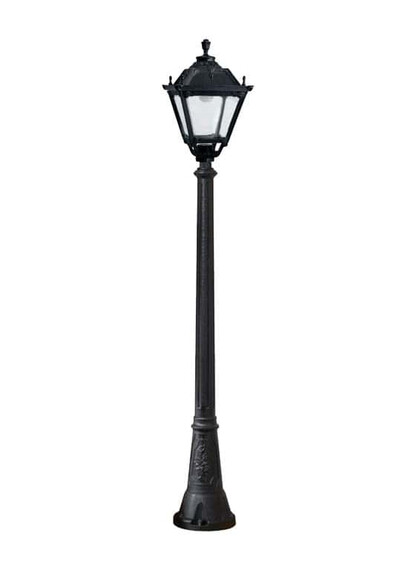 Stalp de iluminat ornamental pentru gradina echipat, 2.3ml, E27, 30W, CCT set, IP55, Fumagalli, Tobia, Gigi