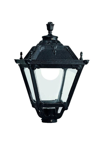 Stalp de iluminat ornamental pentru gradina echipat, 1.6ml, E27, 15W, CCT set, IP55, Fumagalli, Tobia, Aloe'.R