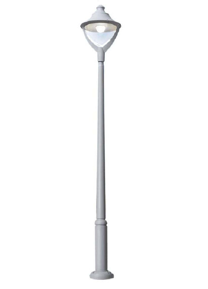 Stalp de iluminat modern pentru gradina echipat, 3.6ml, E40, Fumagalli, Beppe 400, Ektor 3000