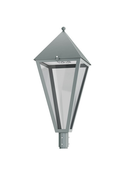 Corp de iluminat LED pentru stalp stradal, 4000K, 460x350x920mm, 23.5W, IP65, Gedania, ElmarCo