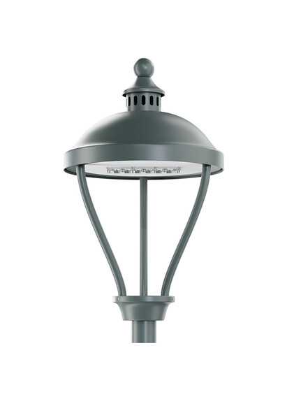 Corp de iluminat LED pentru stalp stradal, 4000K, 380x380x620mm, 23.5W, IP65, Aria BIS, ElmarCo