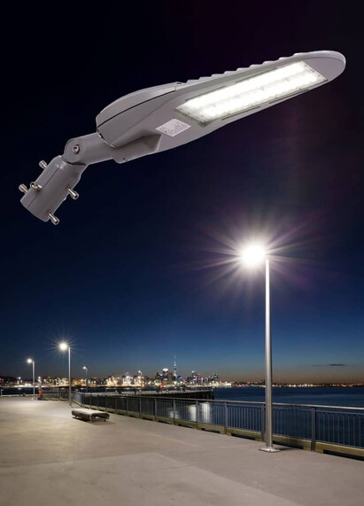 Corp de iluminat LED pentru stalp stradal, 4000K, 717x350x143mm, gri, 120W, IP66