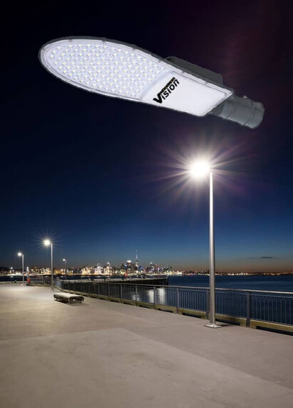 Corp de iluminat LED pentru stalp stradal, 6500K, negru, 100W, 11000lm, IP65