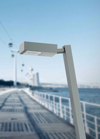 Corp de iluminat LED pentru stalp stradal, 4000K, 500x150x100mm, 24W, IP65, Berna, ElmarCo
