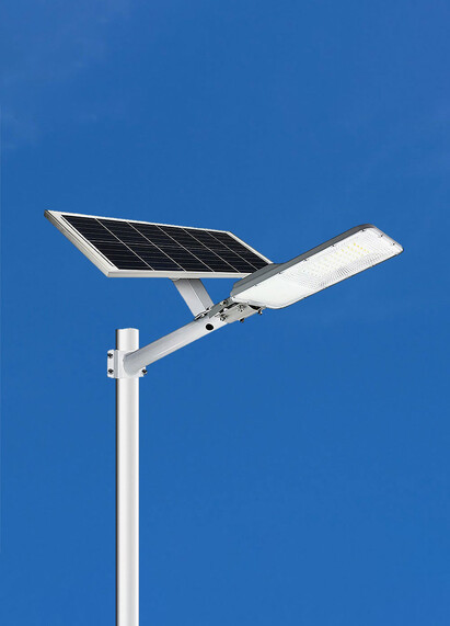 Corp de iluminat LED pentru stalp stradal, 6500K, gri, 100W, 1200lm, IP65