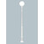 Stalp de iluminat ornamental pentru gradina echipat, 3.6ml, H.FC6, E27, Fumagalli, Globe 400 Classic, Karmel 3000