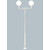 Stalp de iluminat ornamental pentru gradina echipat, 2 brate, 4.7ml, H.FC6, E27, Fumagalli, Globe 400 Classic, Karmel 4000 Adam