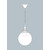 Pendul de iluminat pentru gradina, 1ml, H.FC6, E27, Fumagalli, Globe 500 Classic, Sichem