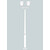 Stalp de iluminat modern pentru gradina echipat, 3.5ml, 2 brate, GX53, 2x(4x10)W, CCT set, IP55, Fumagalli, Sergio, Ektor 3000 Iole