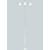 Stalp de iluminat ornamental pentru gradina echipat, 4.2ml, 2+1 brate, E27, 3x50W, 4000K, Fumagalli, Simon, Karmel 3500 Adam