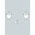 Aplica de iluminat LED pentru gradina, 740x1100mm, 2 brate, E27, 2x15W, CCT set, IP55, Fumagalli, Tobia, Eva