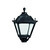 Stalp de iluminat ornamental pentru gradina echipat, 3.2ml, 2 brate jos, E27, 2x50W, 3000K, Fumagalli, Tobia, Karmel 3000 Ofir